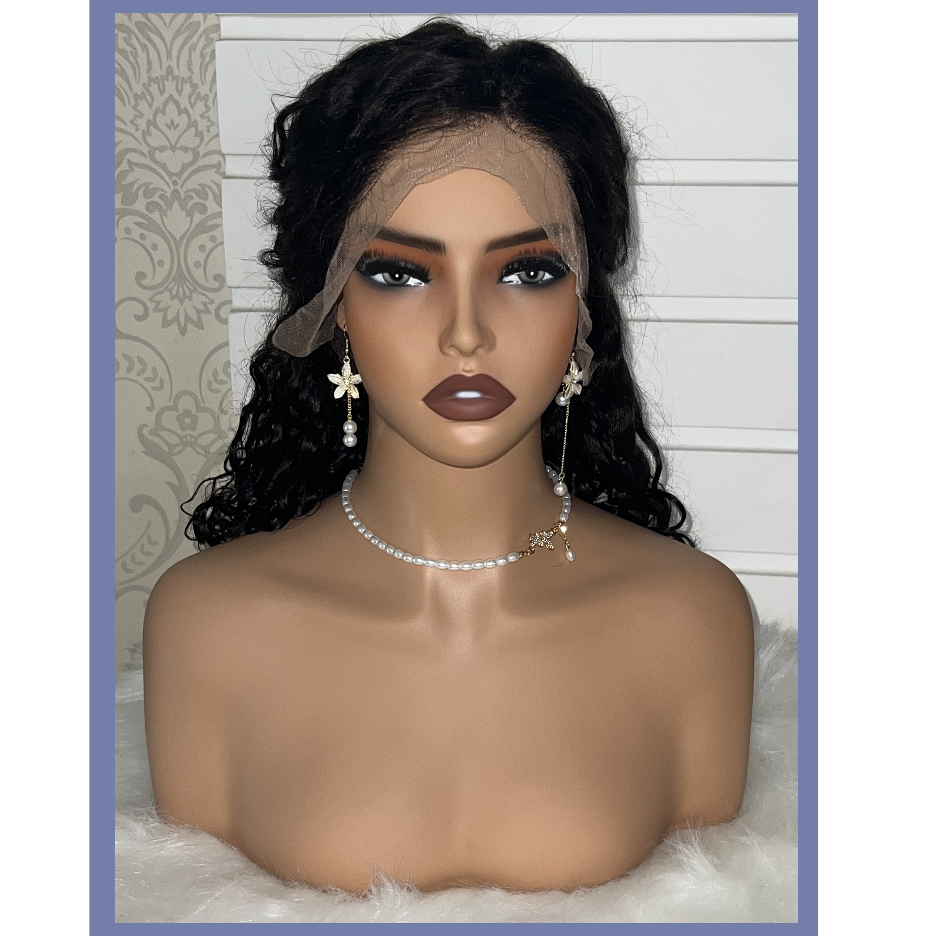 Bohemian Curly Minimalist HD Lace Glueless C Part Short Wig 100% Human Hair